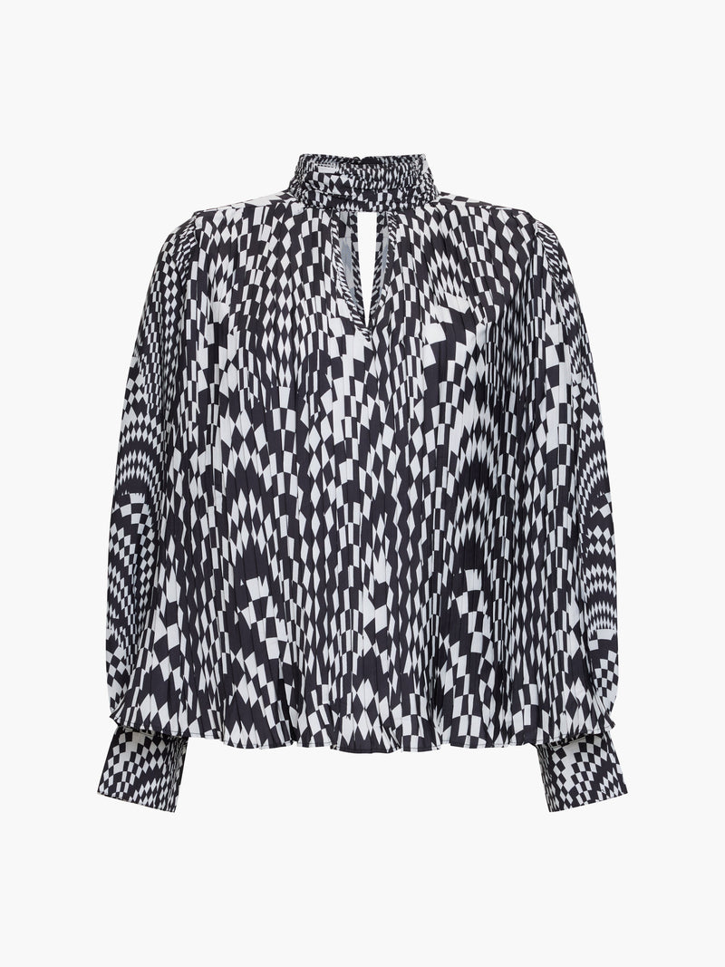 Fern Pleated Top