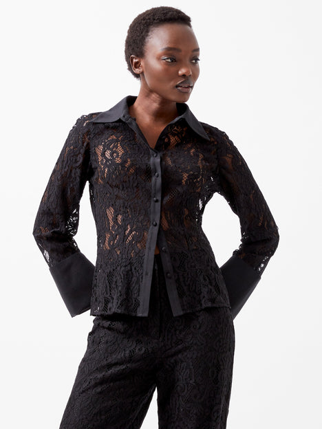 Lace Long Sleeve Shirt