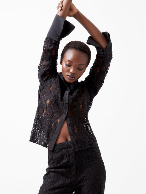 Lace Long Sleeve Shirt
