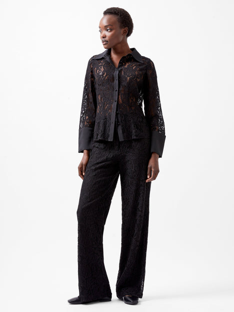 Lace Long Sleeve Shirt