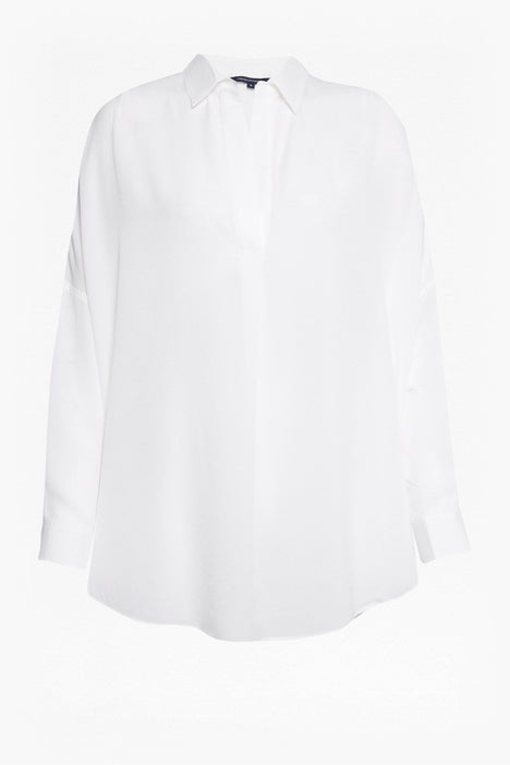 Rhodes Recycled Crepe Popover Shirt