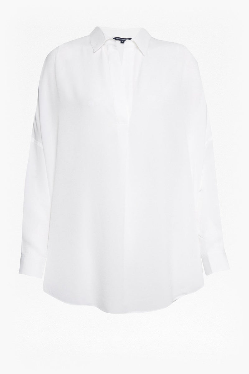 Rhodes Recycled Crepe Popover Shirt