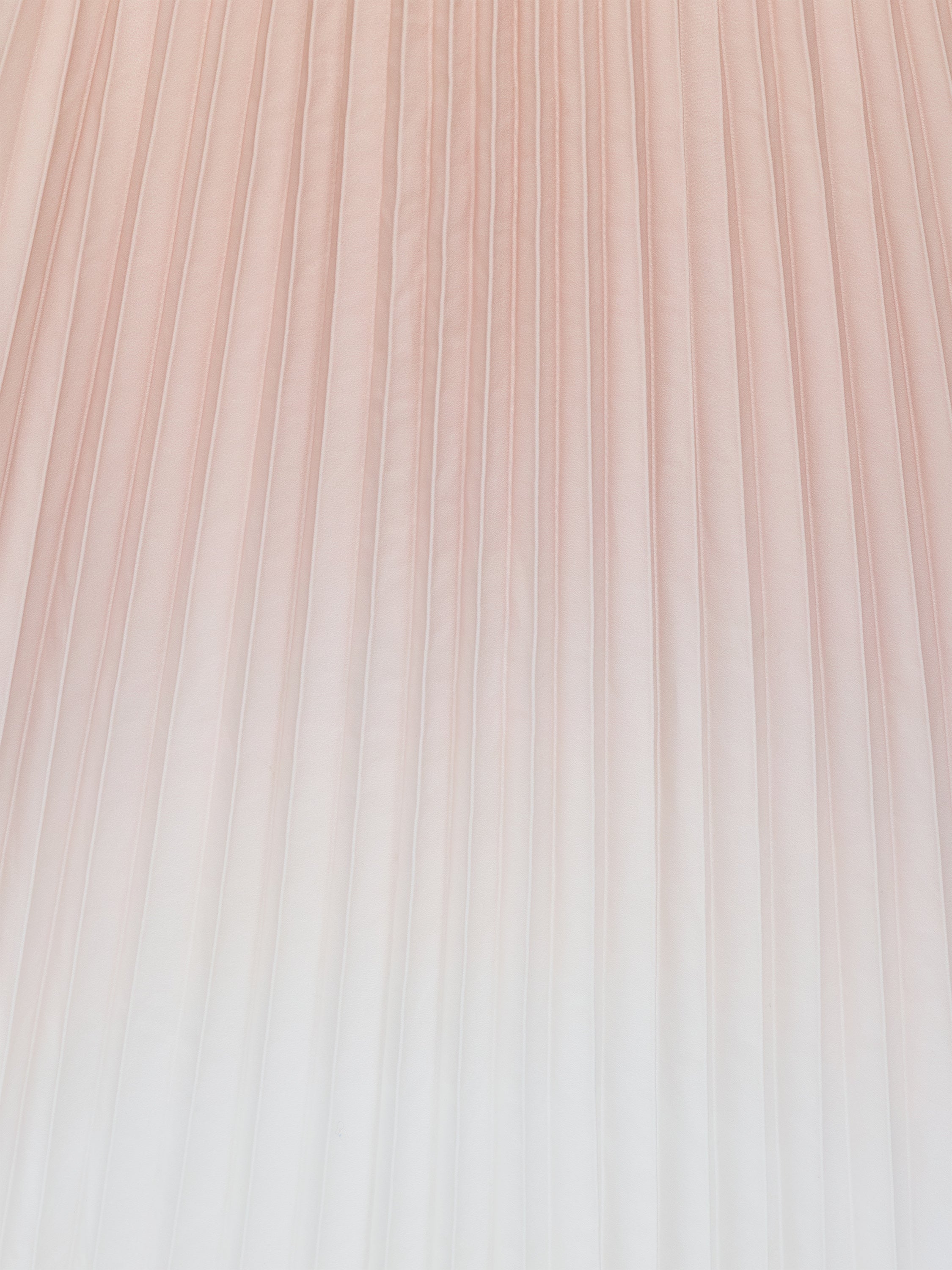 Cadie Crepe Light Ombre Pleated Midi Skirt