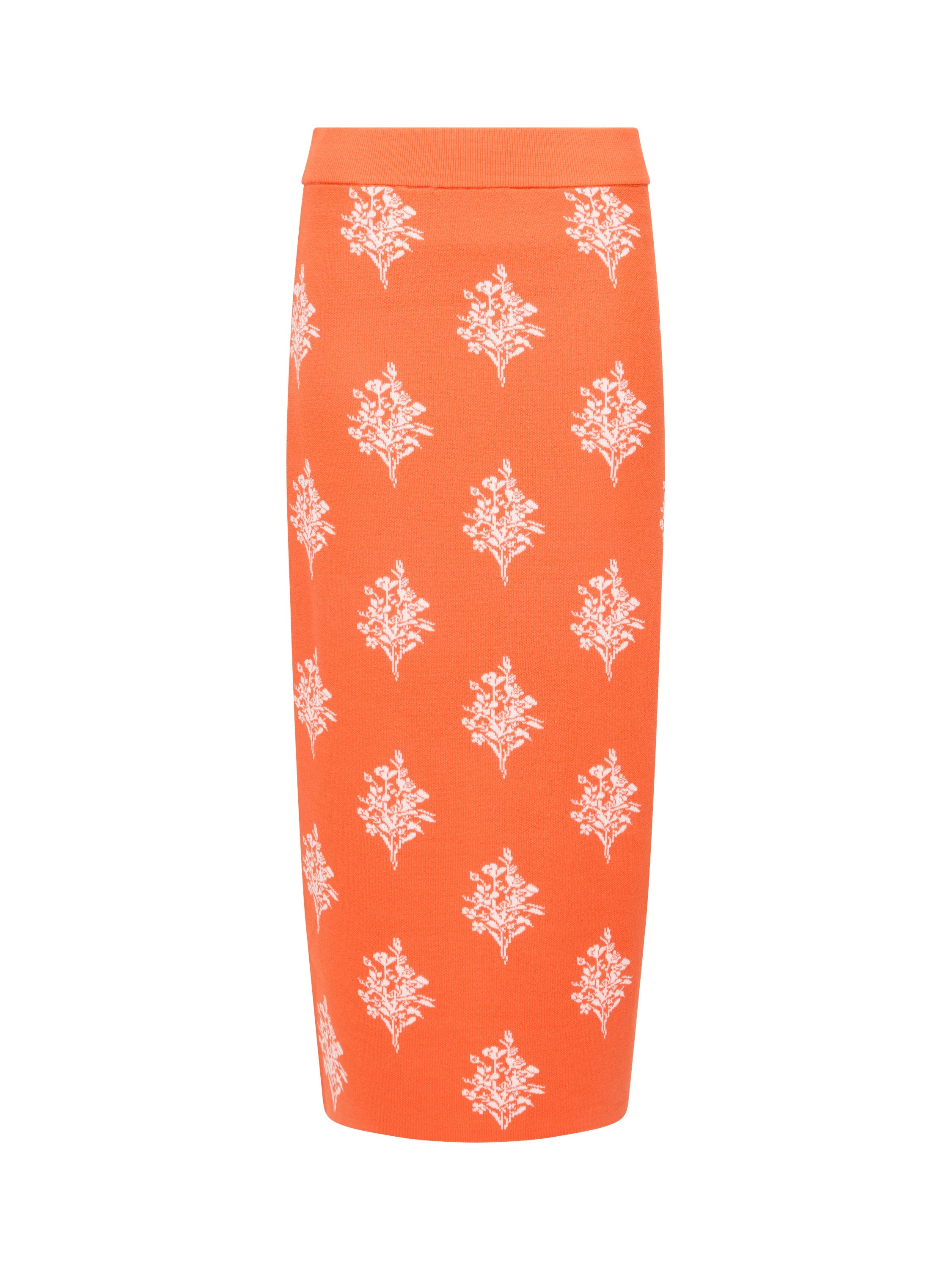 Imelda Ditsy Floral Knit Midi Skirt