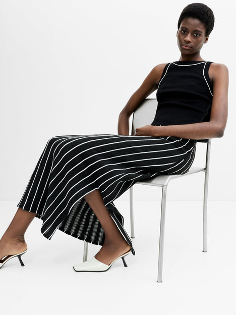 Windsor Crochet Striped Maxi Skirt