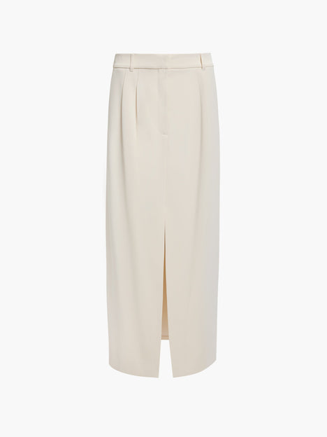 Harry Suiting Slit Midi Skirt