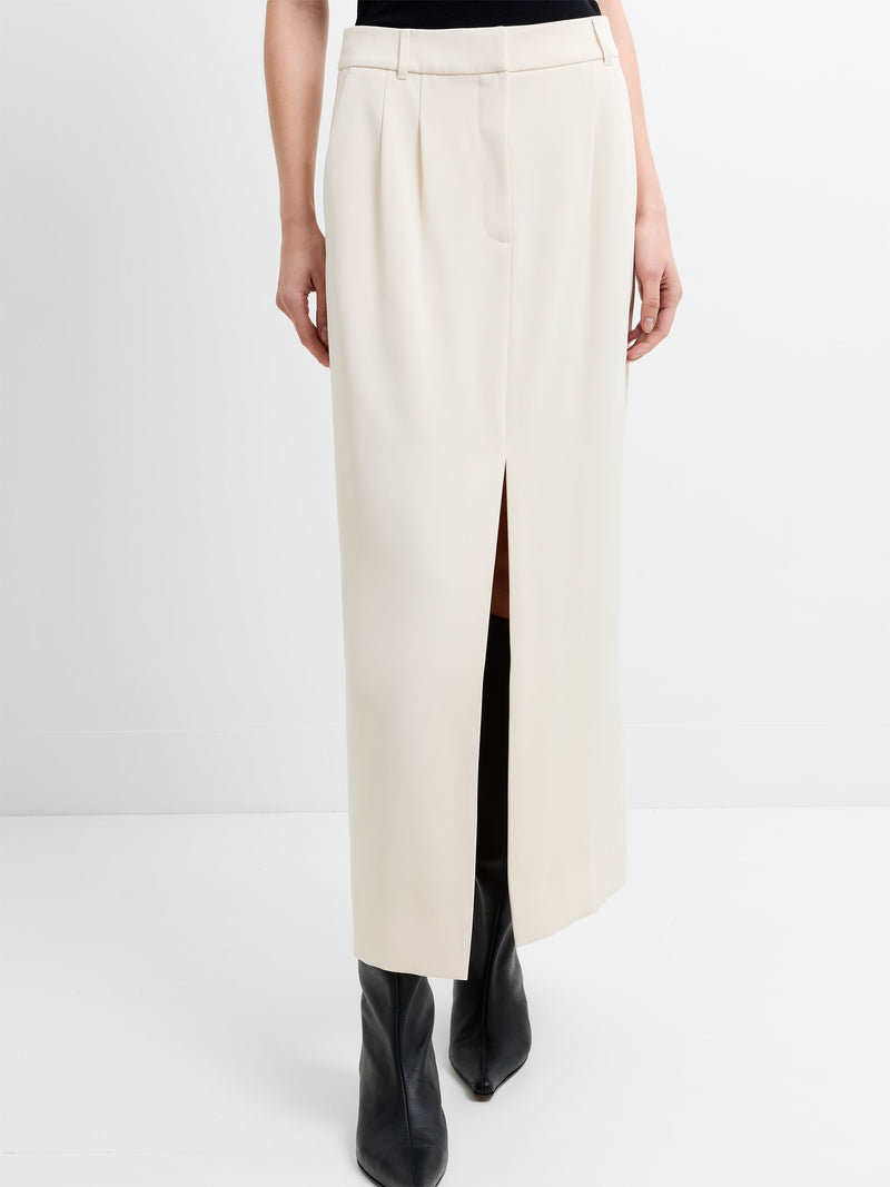 Harry Suiting Slit Midi Skirt