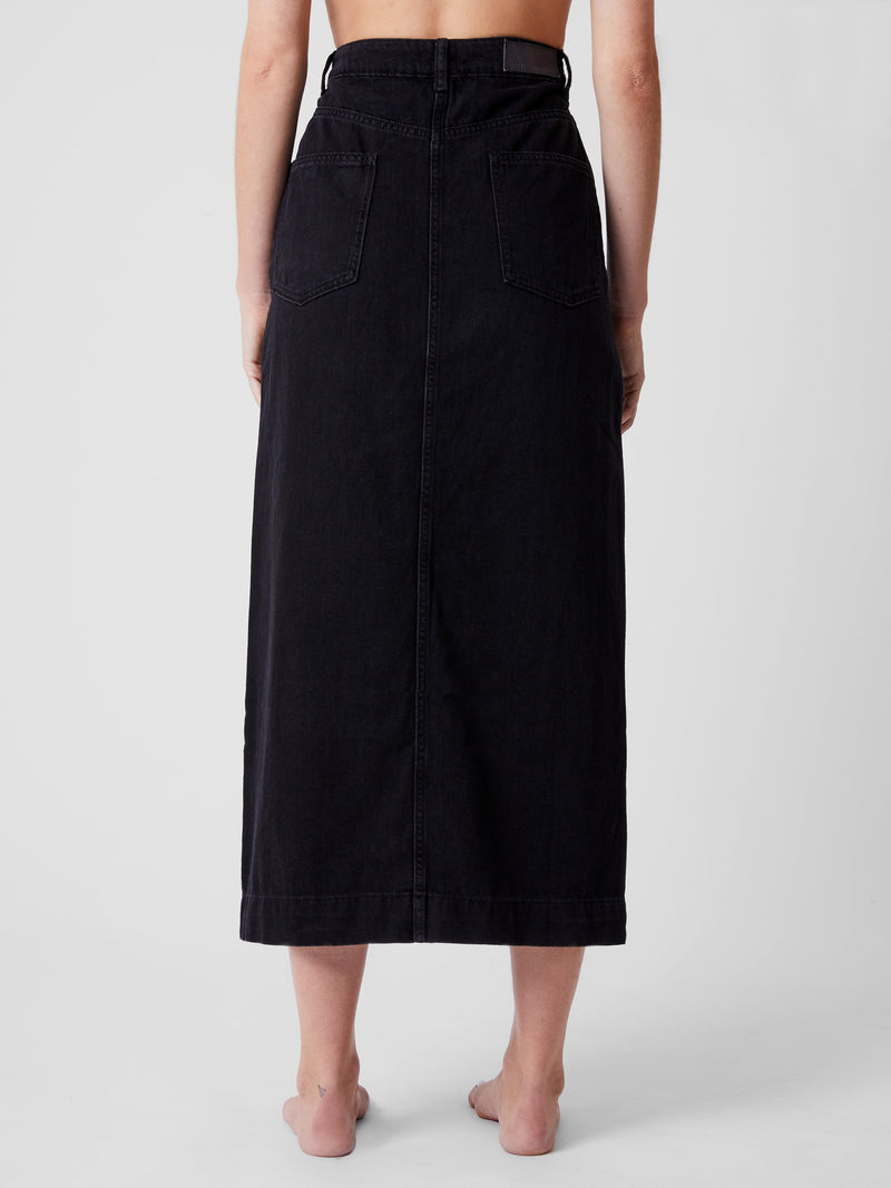 Denver Denim Midaxi Skirt