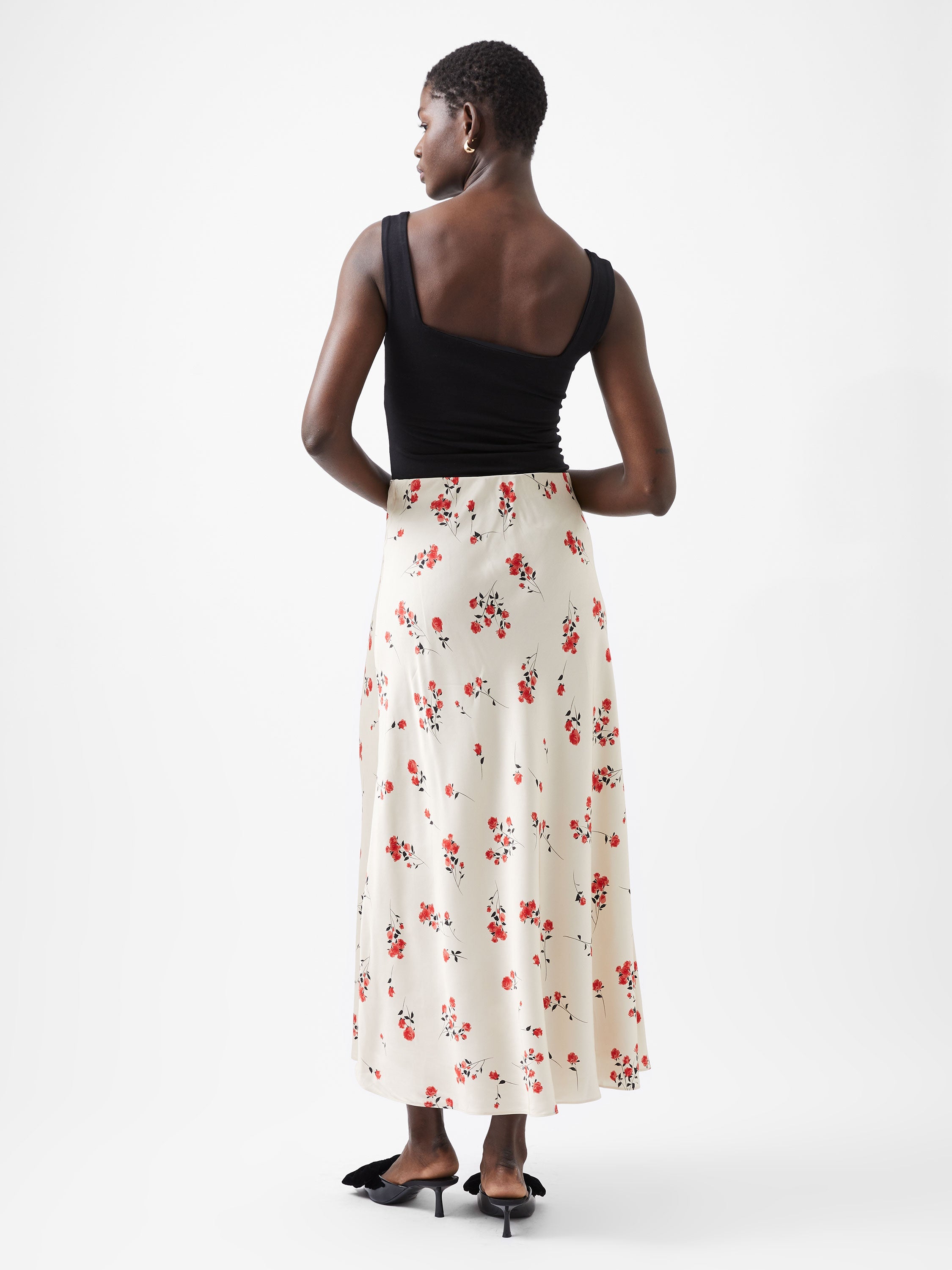 Floramour Ennis Eco Satin Maxi Skirt