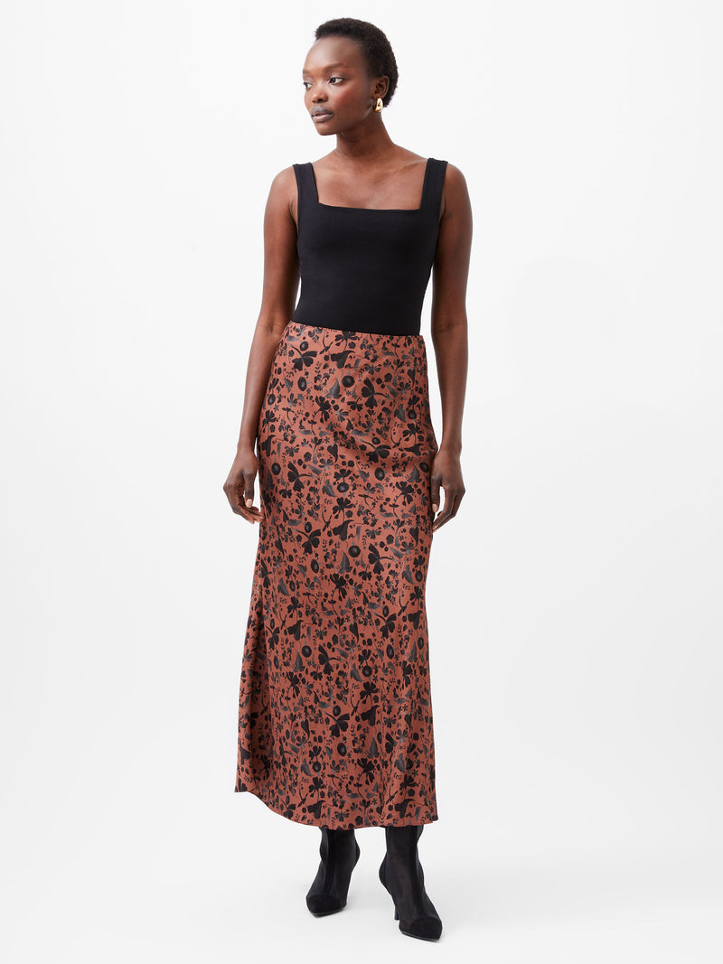 Jeannie Ennis Eco Satin Maxi Skirt French Connection EU