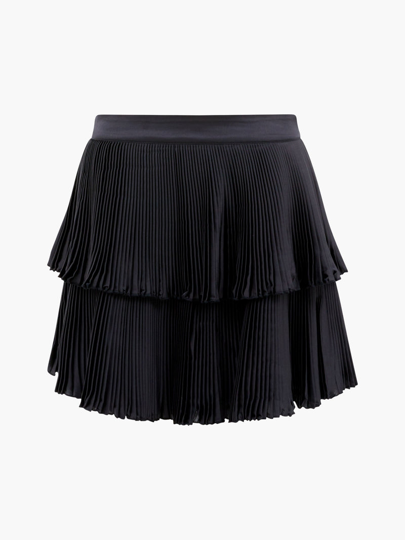 Black pleated skirt french connection hotsell