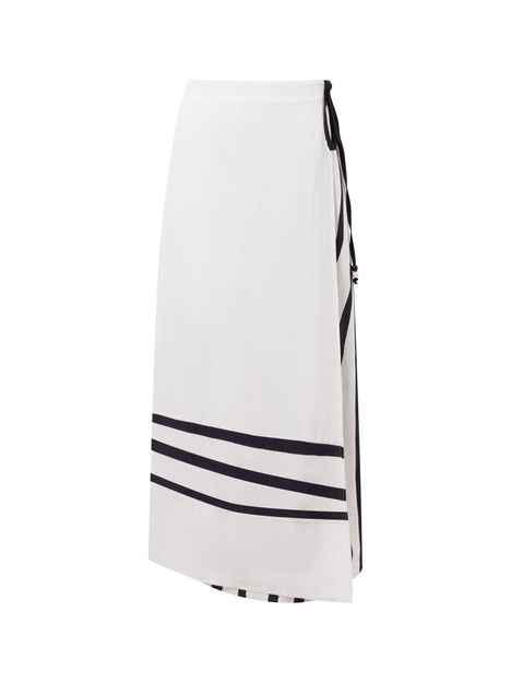 Genevieve Ariette Linen Skirt