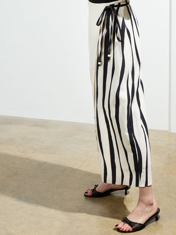 Genevieve Ariette Linen Skirt