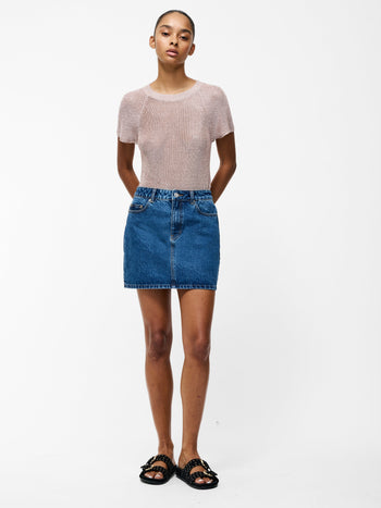 Dallas Denim Mini Skirt
