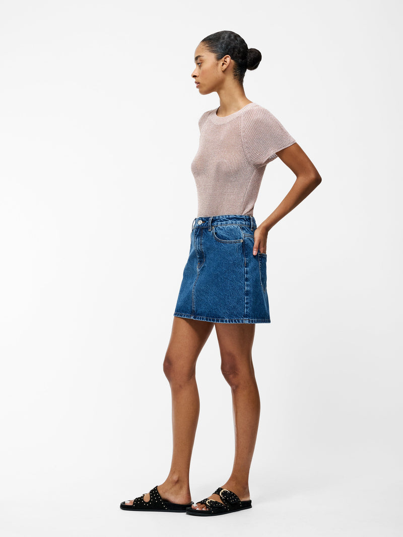 Dallas Denim Mini Skirt