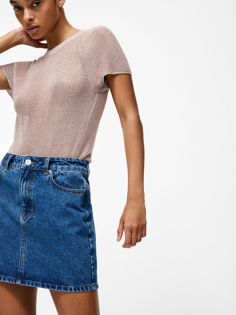 Dallas Denim Mini Skirt
