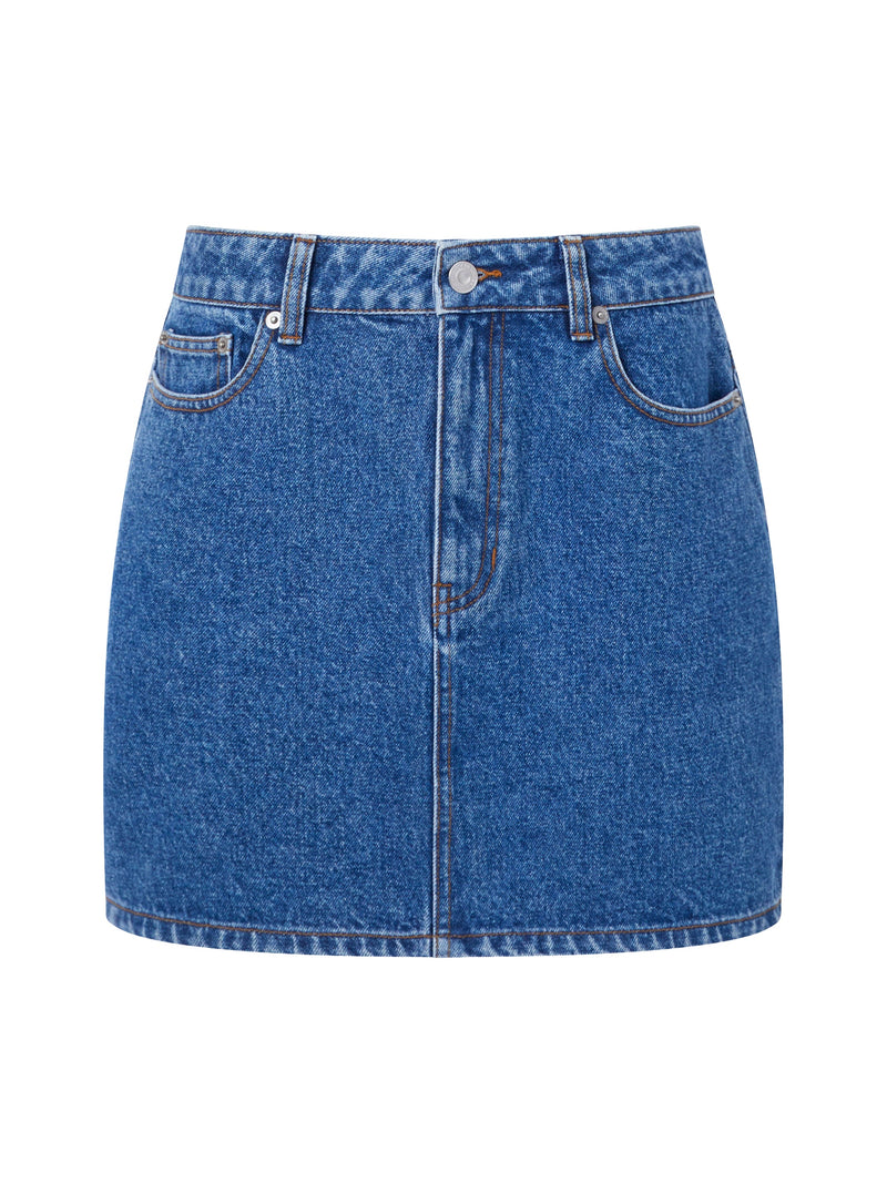 Dallas Denim Mini Skirt