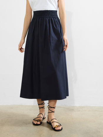 Barletta Poplin Square Skirt