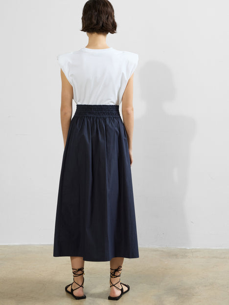 Barletta Poplin Square Skirt