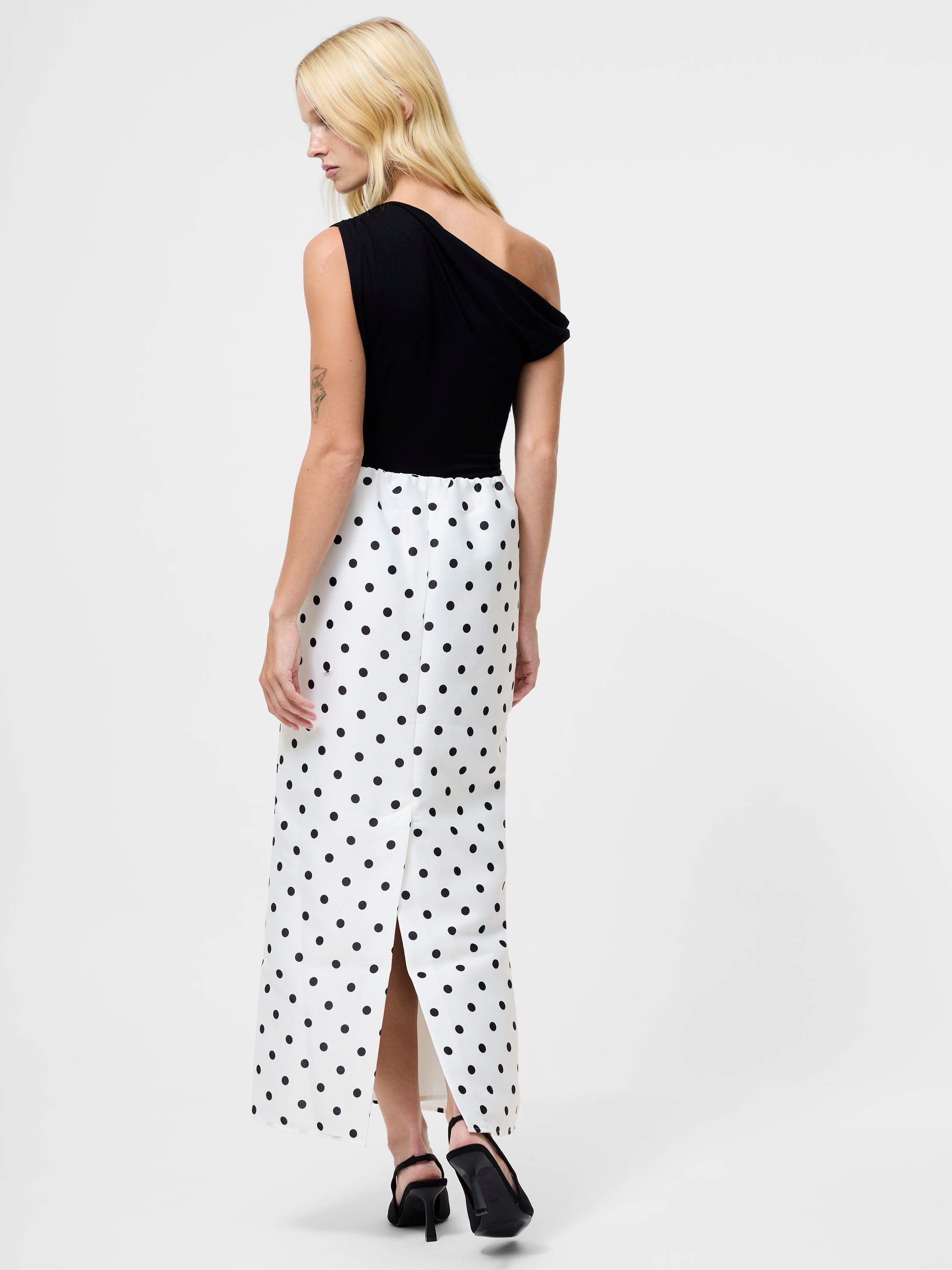 Polka Dot Maxi Skirt