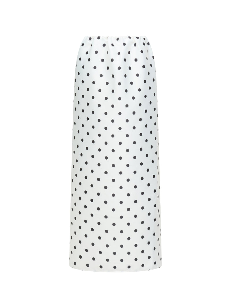 Polka Dot Maxi Skirt