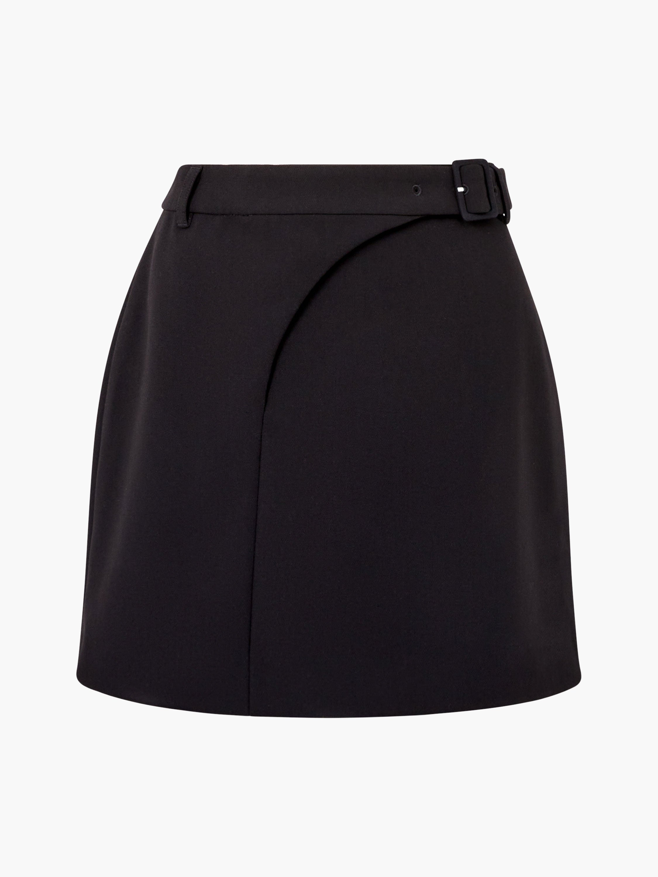 Azra Twill Mini Skirt Black | French Connection EU