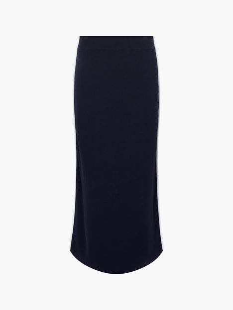 Ottie Back Slit Midi Skirt