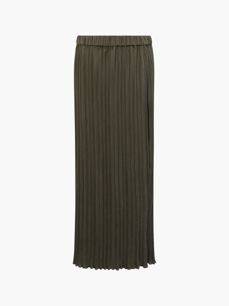 Niri Plisse Column Maxi Skirt