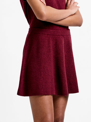Vhari Recycled Knit Mini Skirt