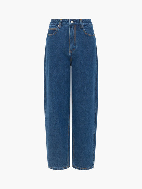 Dallas Denim Mom Barrel Leg Jeans