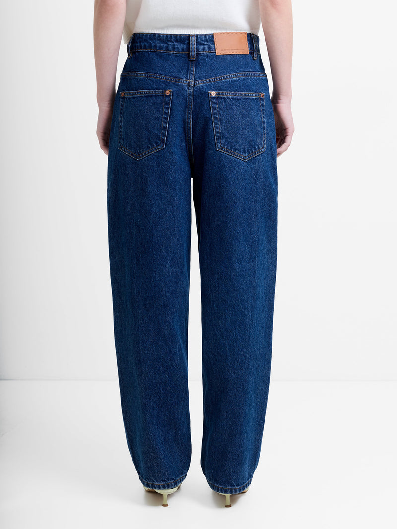 Dallas Denim Mom Barrel Leg Jeans