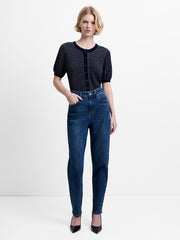 Sylvie Vintage Blue Wash Denim Slim Leg Jeans