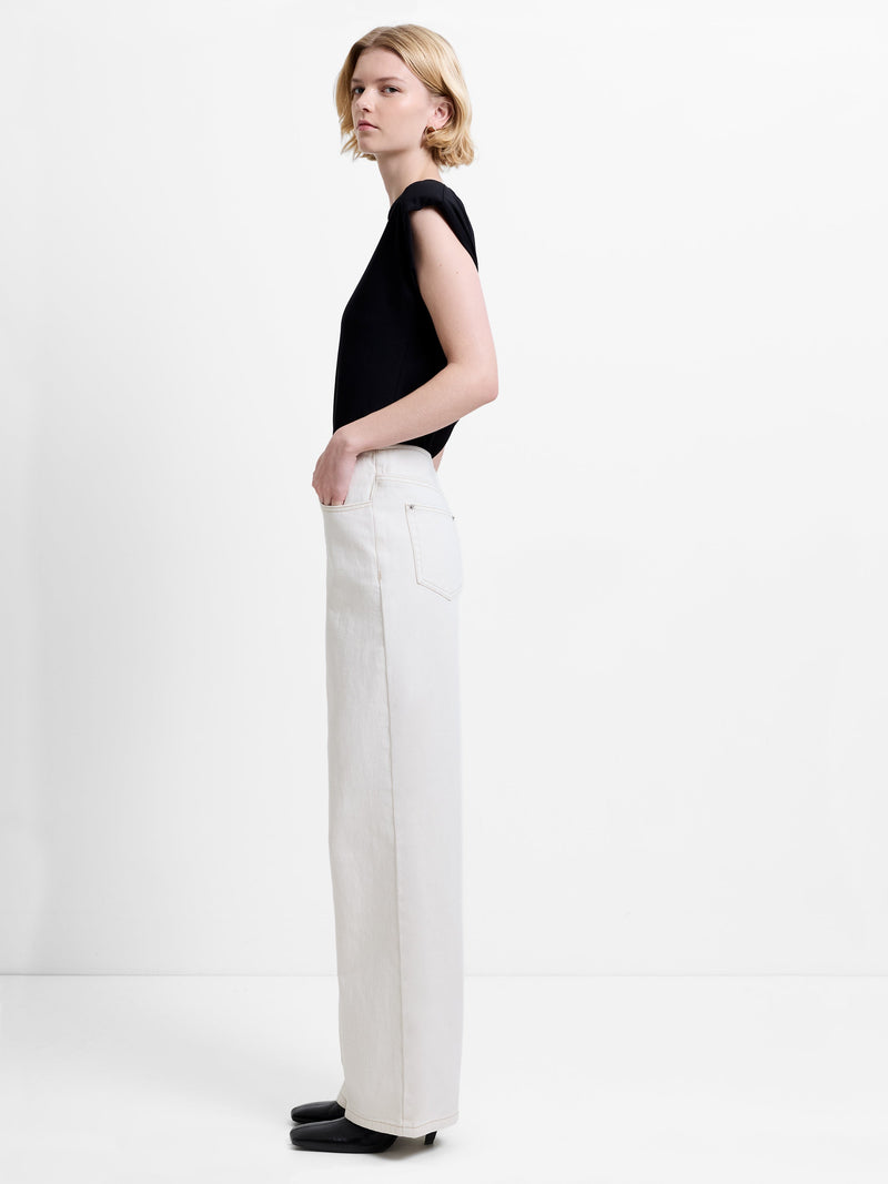 Dallas Denim Clean Waist Straight Leg Jeans