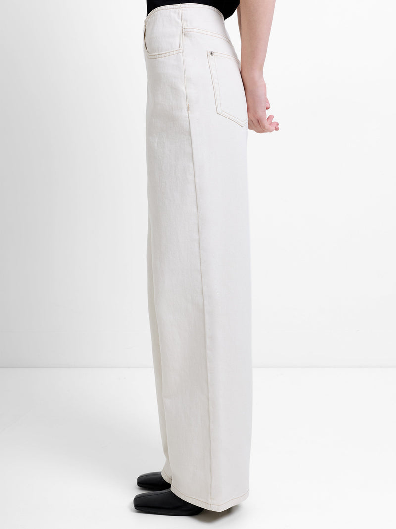 Dallas Denim Clean Waist Straight Leg Jeans