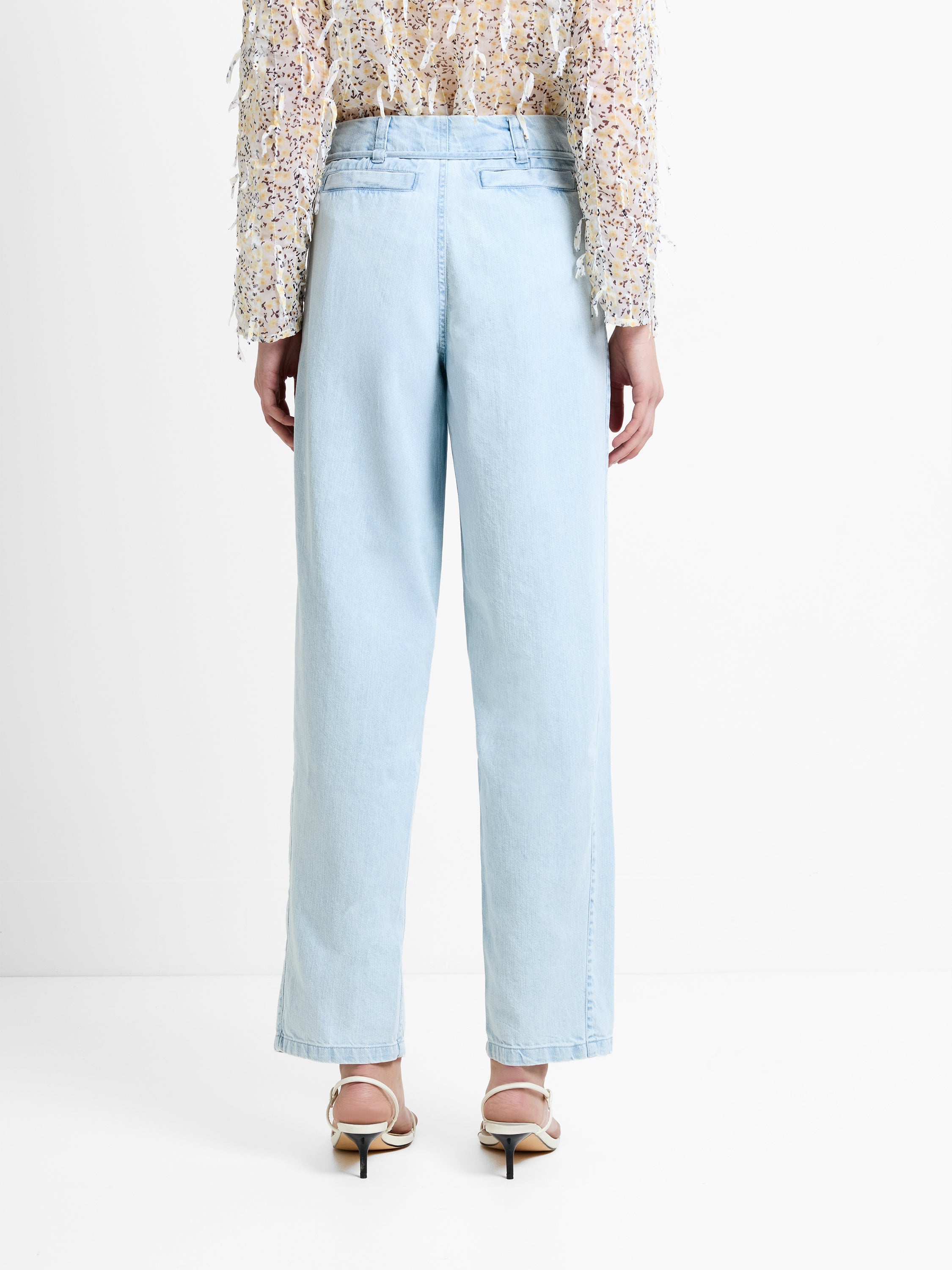 Chess Denim Tapered Leg Jeans