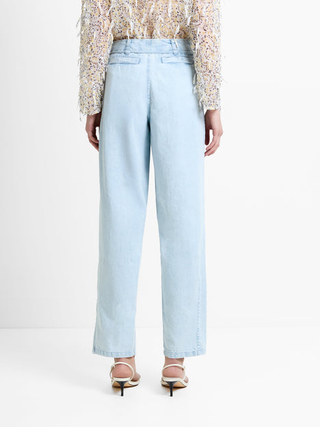 Chess Denim Tapered Leg Jeans