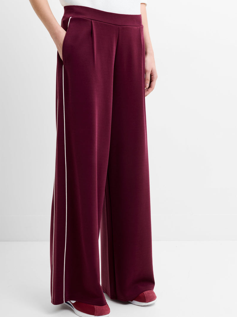 Wren Side Piping Wide Leg Trousers