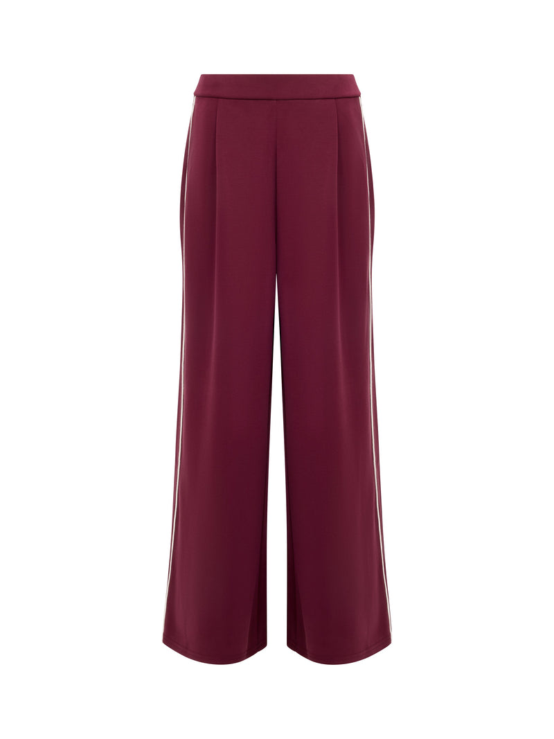 Wren Side Piping Wide Leg Trousers