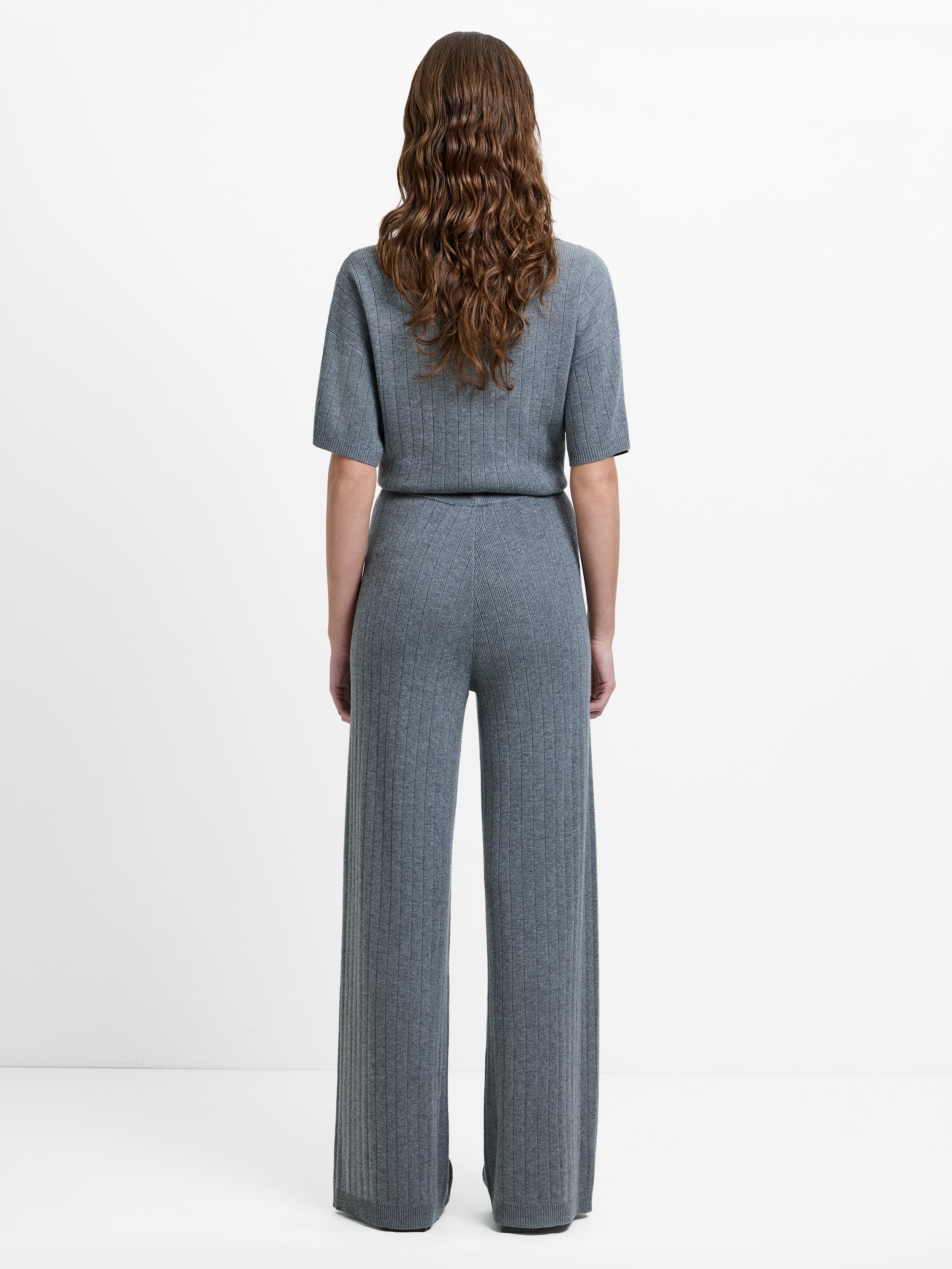 Javier Knit Wide Leg Trousers