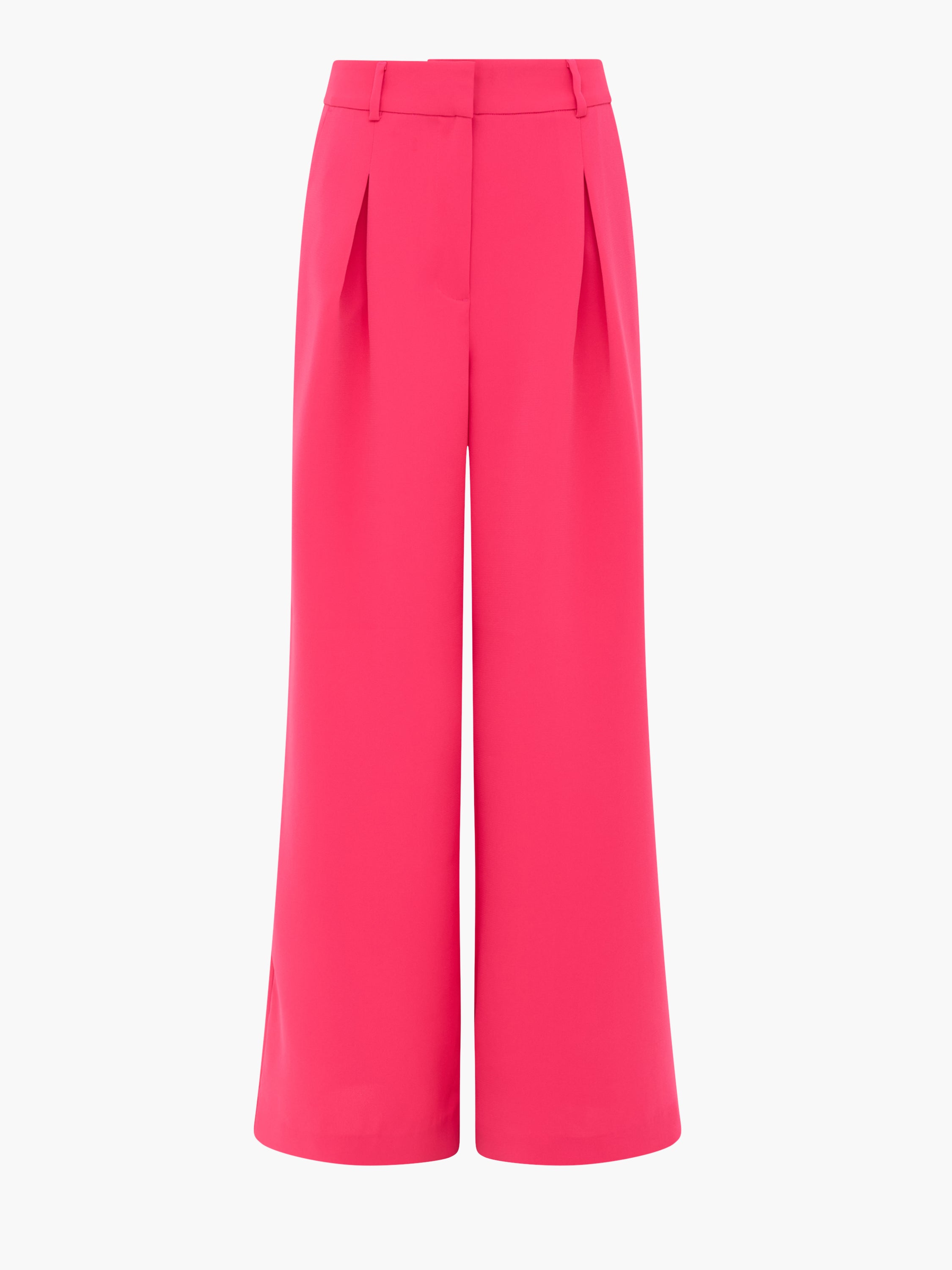 Tiana Crepe Pleated Wide Leg Trousers