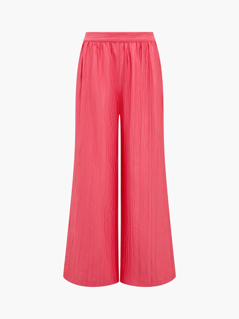 Novie Crinkle Wide Leg Trousers