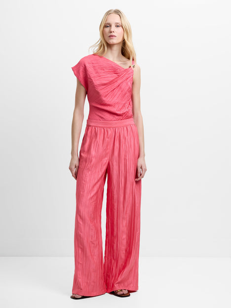 Novie Crinkle Wide Leg Trousers