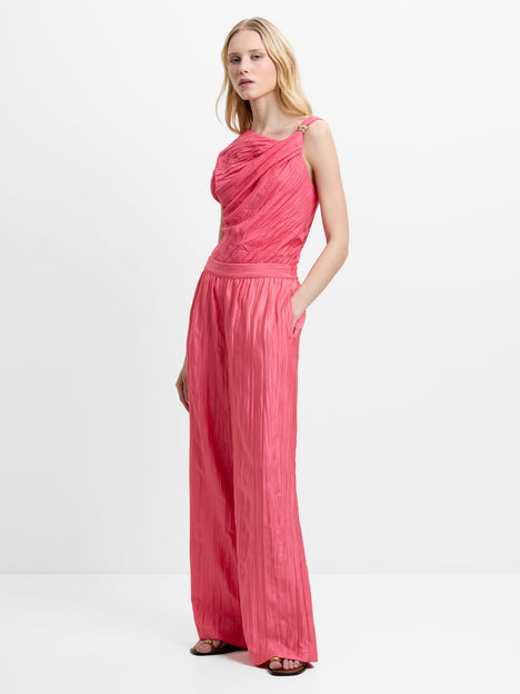 Novie Crinkle Wide Leg Trousers