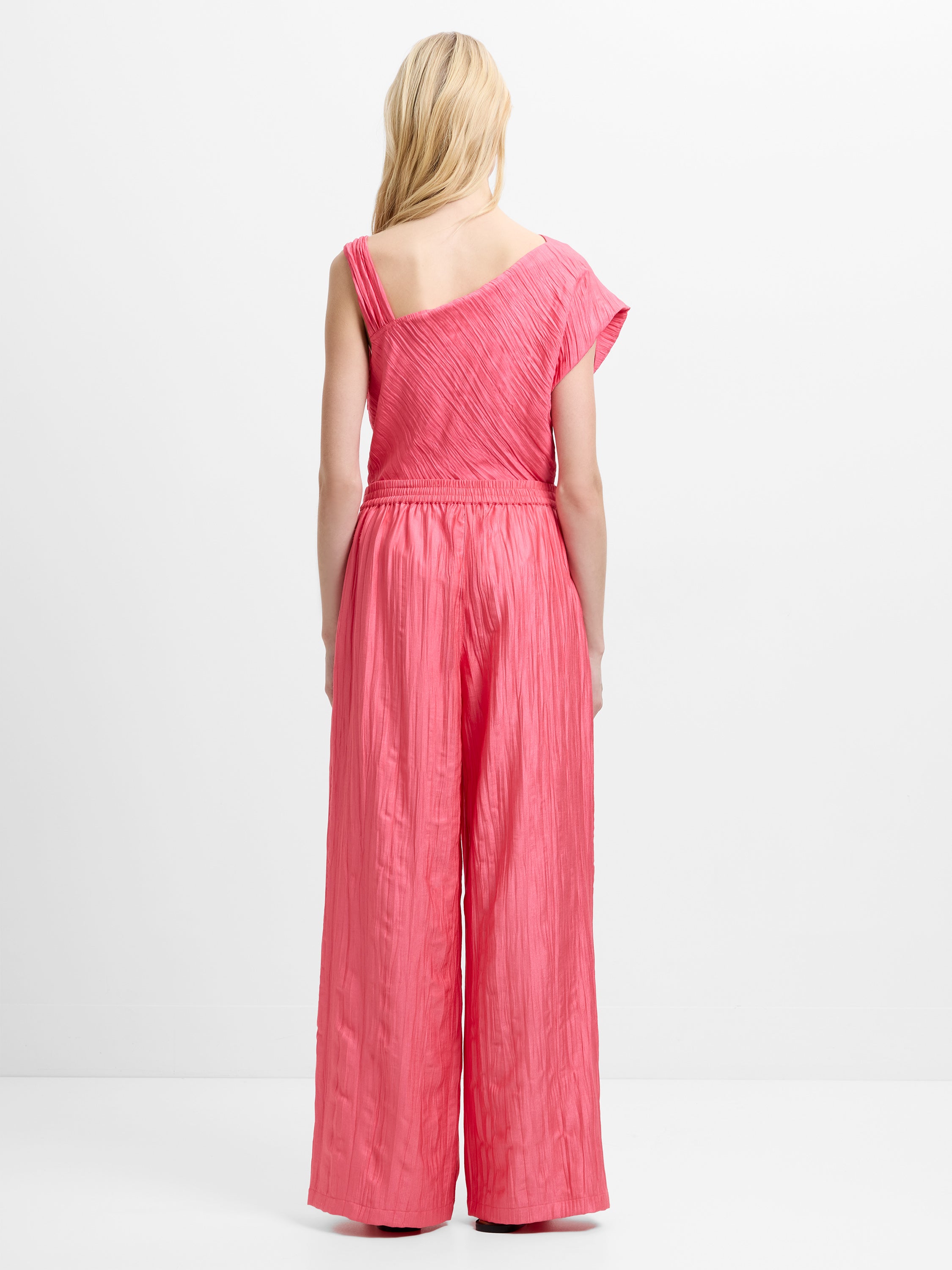 Novie Crinkle Wide Leg Trousers