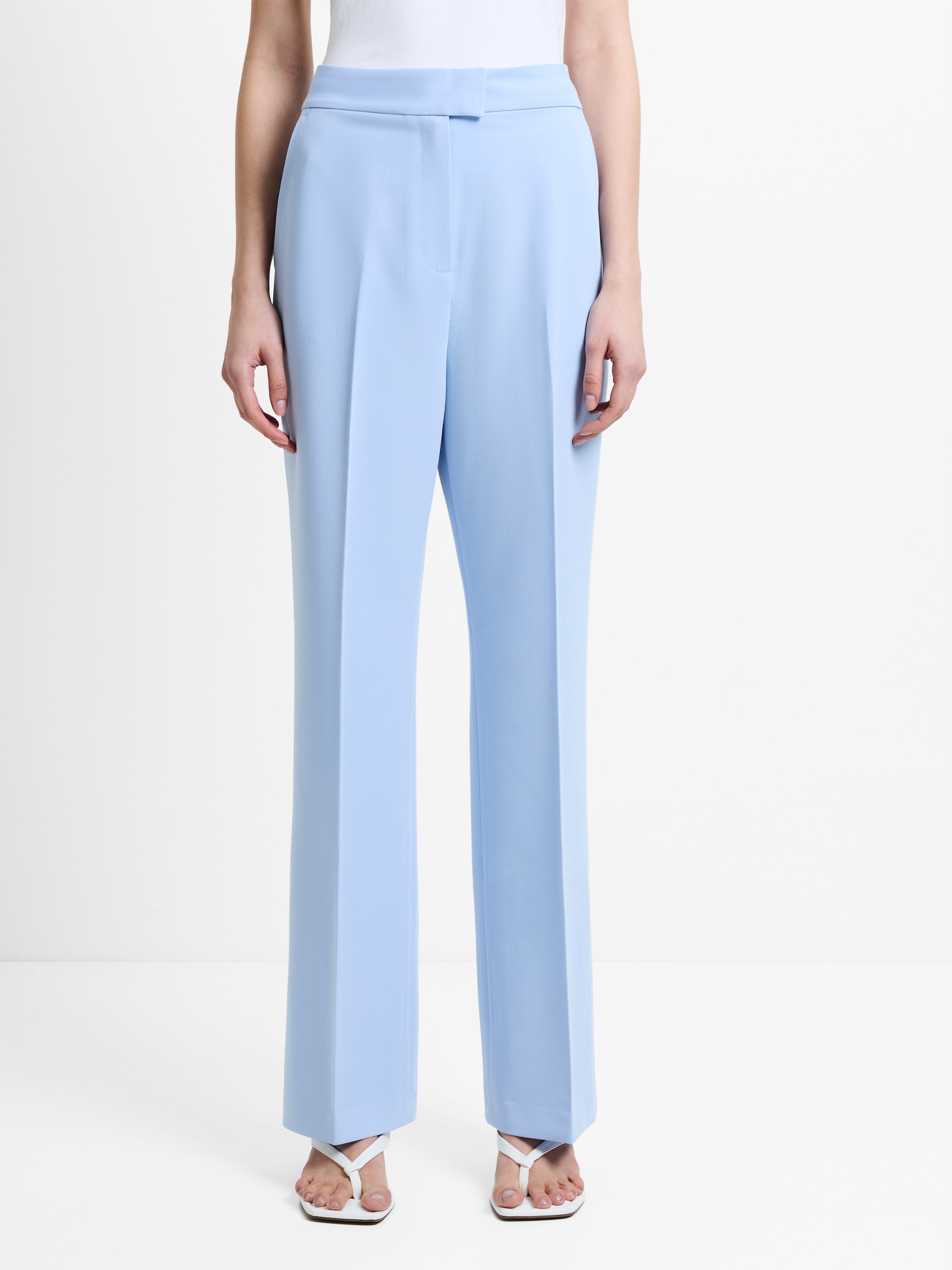 Sammie Tailored Light Blue Straight Leg Trousers