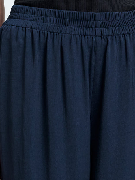 Damasco Air Flow Navy Wide Leg Trousers