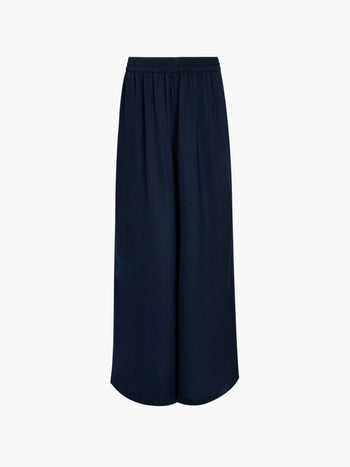 Damasco Air Flow Navy Wide Leg Trousers