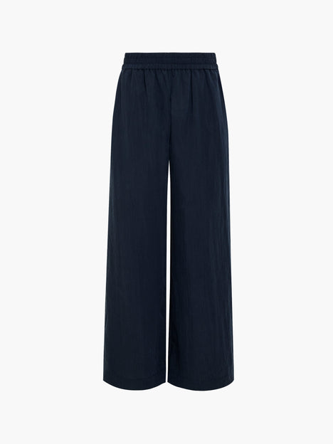 Melina Navy Wide Leg Trousers