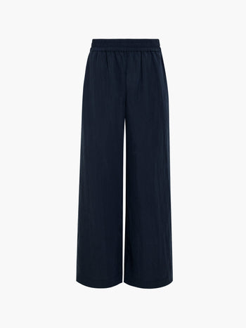Melina Navy Wide Leg Trousers