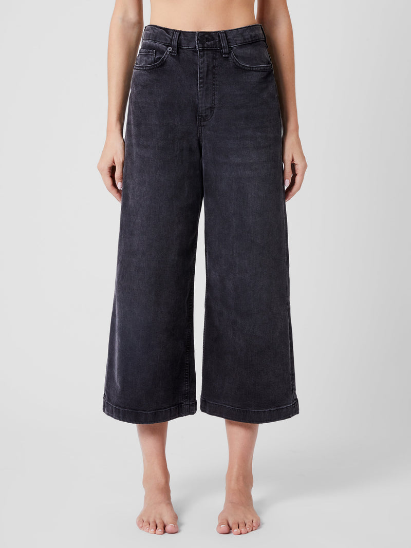 Stretch Denim Wide Leg Culottes 25 Inch French Connection EU